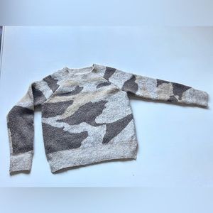 Anthropologie Moth Marjorie Camo Sweater